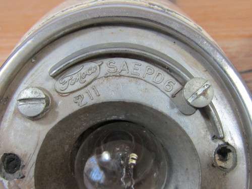 Lot of two vintage car head lights