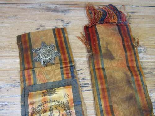 Antique Masonic Sash