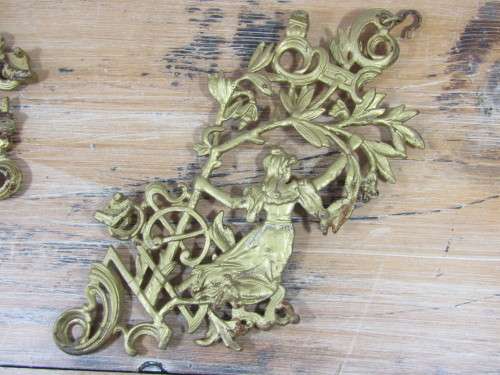 Solid cast metal ornaments.*Onother of our MONTHLY non reserve antiques and collectables Auctions*