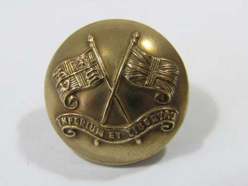 Military brass button "IMPERIUM ET LIBERTAS", 2cm diameter