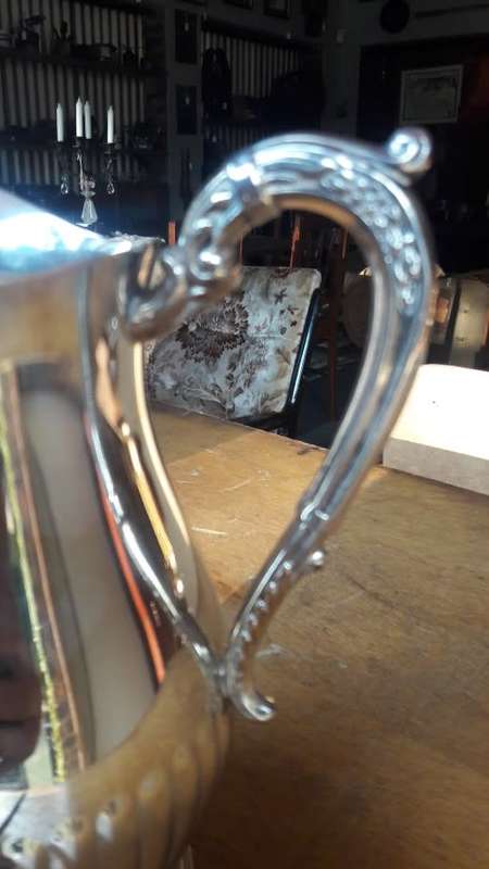 Vintage Large silver plated pitcher - 27cm High ***No reserve auction Now On at Port no.5***