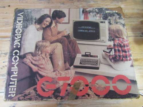 Vintage original Philips VideoPac computer G7000 TV game with 22 games, working