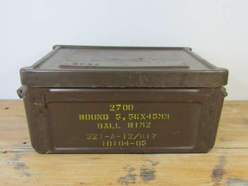 SADF metal Ammonution Box  *Onother of our MONTHLY non reserve antiques and collectables Auction*