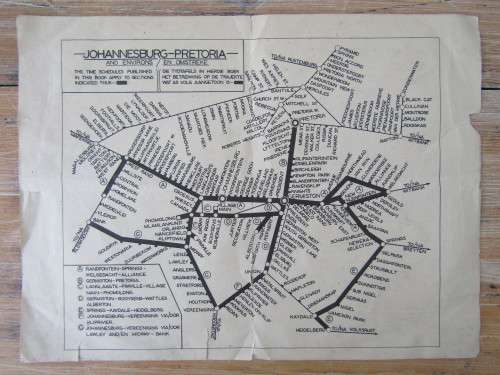 Very Old transportation Map