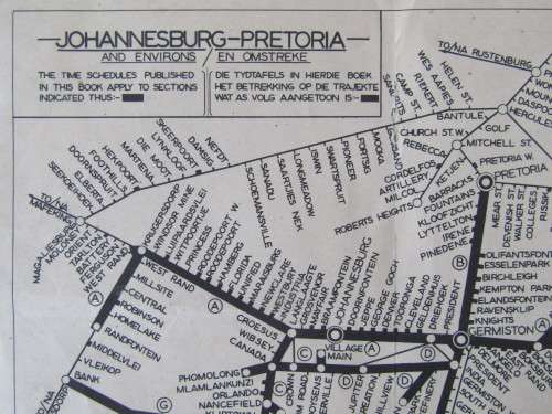 Very Old transportation Map