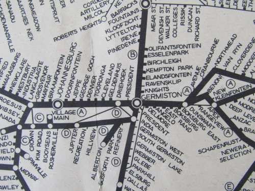 Very Old transportation Map