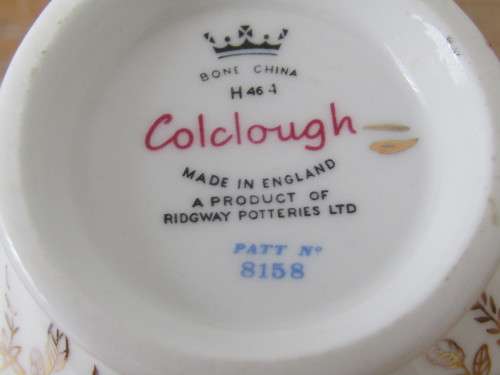 Ridgeway Coclough tea set Trio, cup, saucer and sideplate, excellent condition, others available