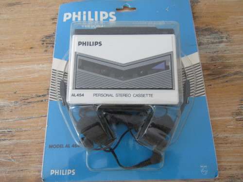 Vintage Philips personal stereo Cassette player, Walkman, mint in box