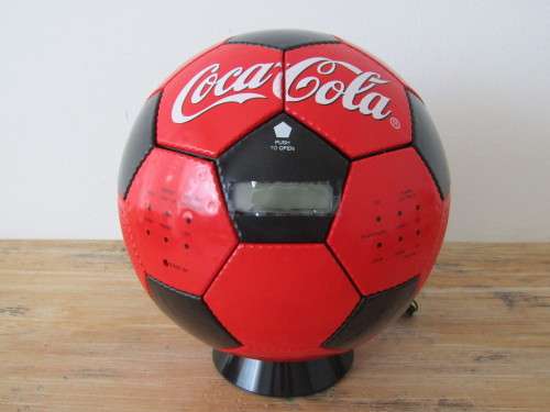 Vintage Coca Cola stereo Ball Radio / CD player, Mint in box, 100% working, rare