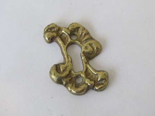 Vintage furniture repair accessories, solid brass Key hole cover, others available
