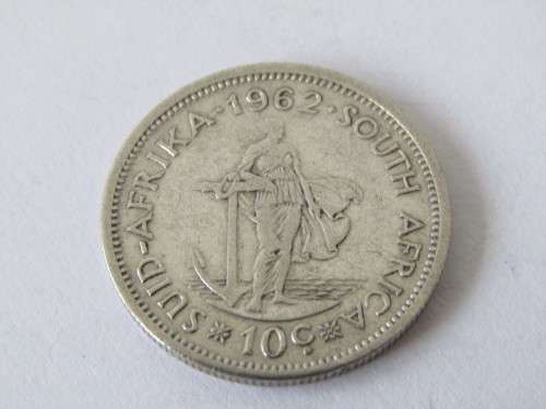 1962 10c Coin South Africa