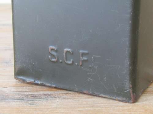 Old SADF metal Ammunition Box, 9cm x 17cm x 27cm, excellent condition