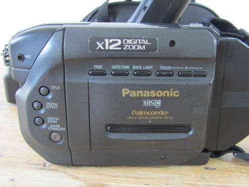 Vintage Panasonic Video recorder with charger and bag