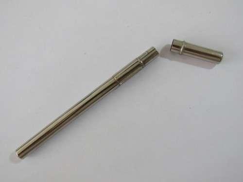 Glass medical Thermometer in stainless protective case, fahrenheit, 1/2 min GH Zeal England