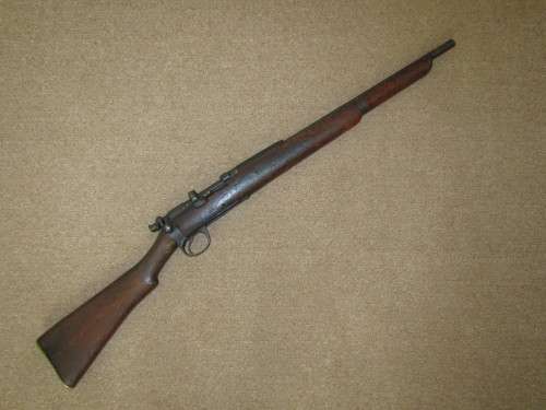 Antique original 1909 LSA & Co. Rifle, original markings, disarmed, excellent condition, 1m long