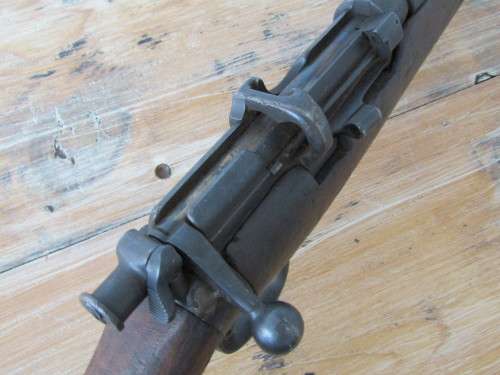 Antique original 1909 LSA & Co. Rifle, original markings, disarmed, excellent condition, 1m long