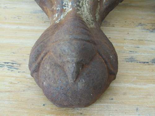 Pair of vintage cast iron / metal feet, 2 in the lot, +- 22cm, other similar available