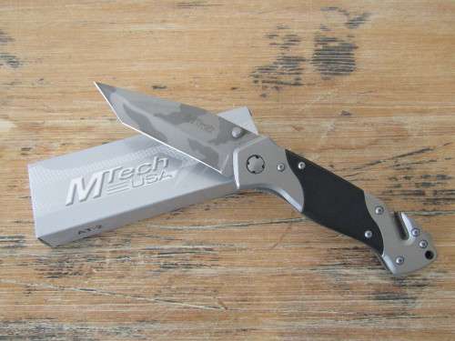 MTeck USA folding hunting Knife, mint in box - 21cm open