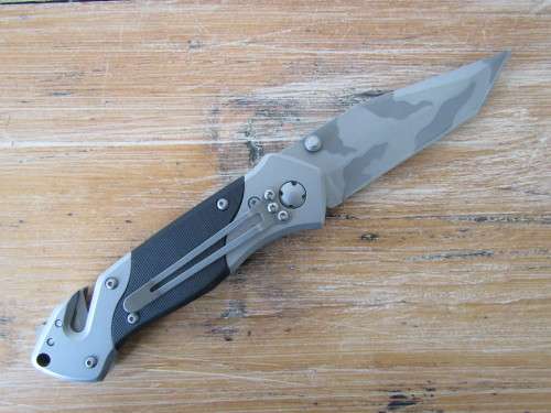 MTeck USA folding hunting Knife, mint in box - 21cm open