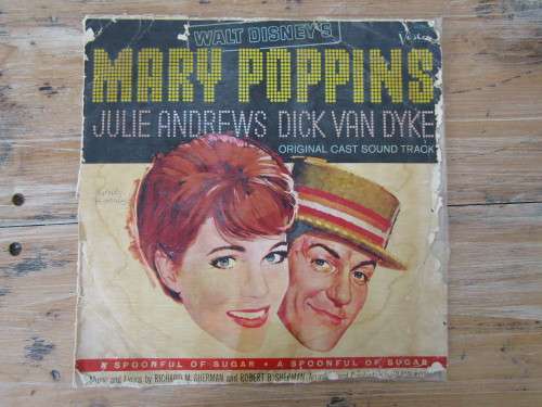 Mary Poppins original cast sound track, LP, vinyl record, vintage - many others available