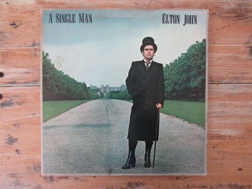 Elton John, A single Man LP, vinyl record, vintage *No reserve auction Now On at Port no.5*