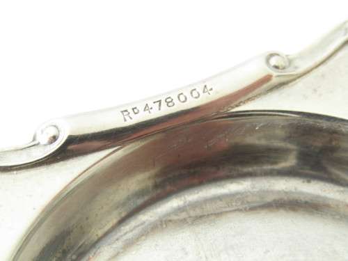 Hallmarked solid silver small dish, 8.5cm diameter, 21.9 grams