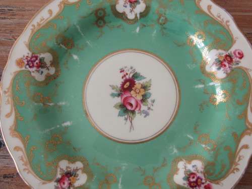 Vintage Royal Worcester bone China hand painted and signed display plate, large 23cm diameter