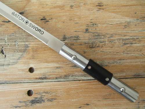 American made hidden Sword Buton in canvas bag, Baton is 52cm and Sword is 49cm, excellent condition