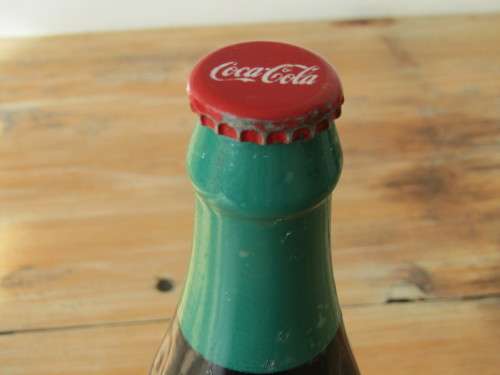 Vintage Coca Cola fridge door handle, alluminium, 25cm tall