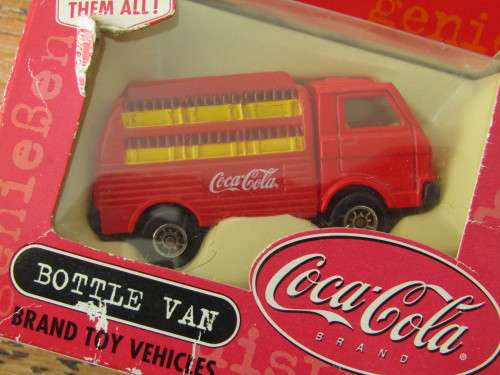 Coca Cola metal die cast model car, Coke bottle Van, 2002 **No reserve Coca Cola auction now on**