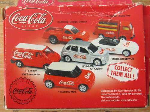 Coca Cola metal die cast model car, Coke bottle Van, 2002 **No reserve Coca Cola auction now on**
