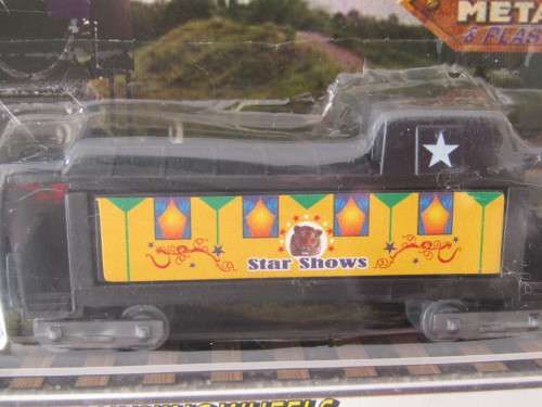 Vintage 2006 Express Rail Road metal die cast Train Set, mint in box