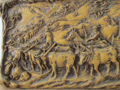 Vintage Voortrekker plaque, 32cm x 62cm, excellent condition