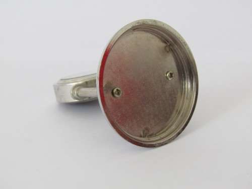 Vintage miniature Quartz desk clock, metal construction, 6cm high - others available