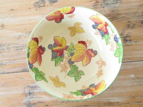 Vintage Royal Doulton porcelain Bowl "Blackberry" D5698, 20cm x 10cm ***No reserve auction now on***