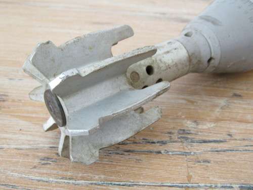 Original old SADF military 60mm Mortar Bomb, Illuminate, 1982, 38cm high