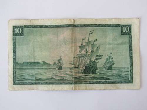 Old South African R10 bank Note. TW de Jongh, C series **No reserve auction Now On at Port no.5**