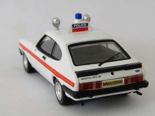 Collectable metal die cast scale model, Vanguards Police series, Ford Capri 3.0 S, mint in box