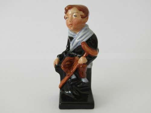 Vintage Royal Doulton Dickens series character Figurine, "Tiny Tim", 9.5cm - pristine condition