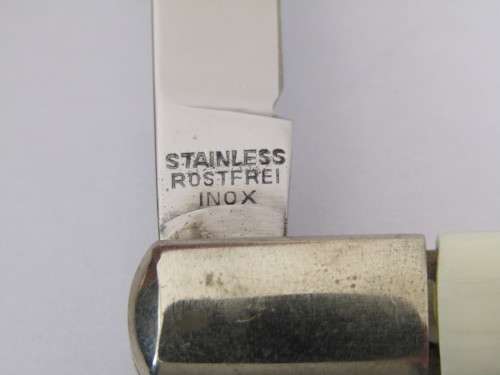 Collectable quality vintage pocket folding Knife, Inox *No reserve auction Now On at Port no.5*