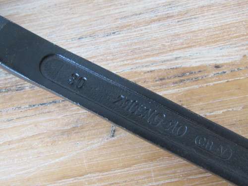 Large double sided ring socket Ratchet Spanner with 30mm and 32mm sockets, 40cm long