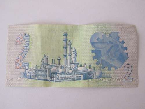 Old SA R2 bank note, Gerhard De Kock, mint condition, uncirculated