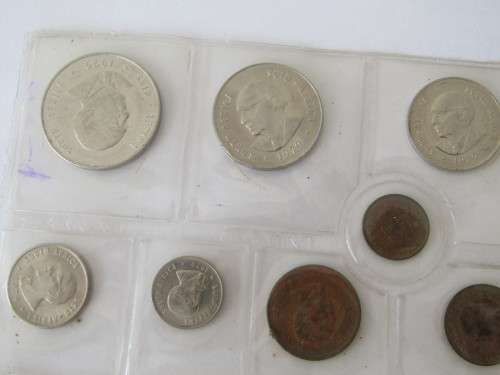 1979 SA Mint proof coin set in sheet