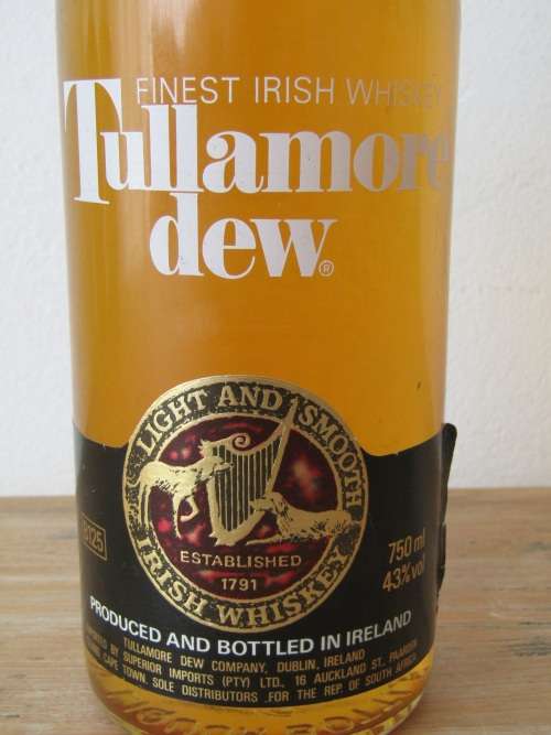 Vintage Tullamore Dew Irish Whisky, 750ml, 43%, sealed and full