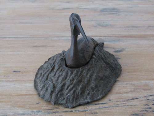 1989 Keith Calder "Eromel collection" solid Bronze statue, 16.5cm x 10cm x 8cm, rare