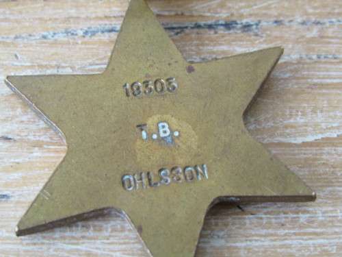 Medal set of 5 WW2 Medals awarded to Ohlsson