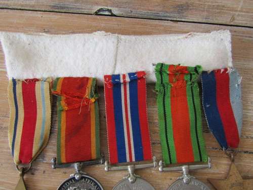Medal set of 5 WW2 Medals awarded to Ohlsson