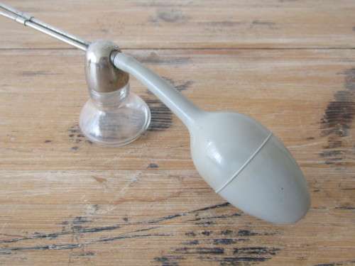 Vintage Medical Atomizer with Ether mask, excellent working condition (Gray)