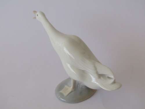 Lot of 3 original vintage Lladro "Goose" figurines, 17cm x 11cm, Spain, excellent condition