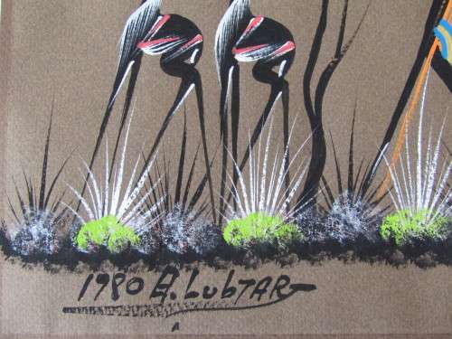 A. Lubyart unframed original artworks, dated 1980, 2 in the lot, 24cm x 32cm
